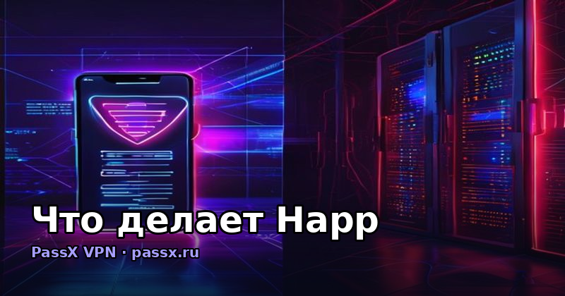 Что делает Happ: разбор функций VPN-клиента и как PassX решает те же задачи