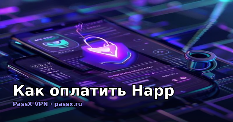 Как оплатить Happ: подробная инструкция по оплате VPN-подписки PassX