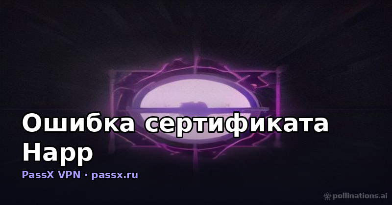 Ошибка сертификата Happ: технический разбор и как подключиться к VPN без сбоев